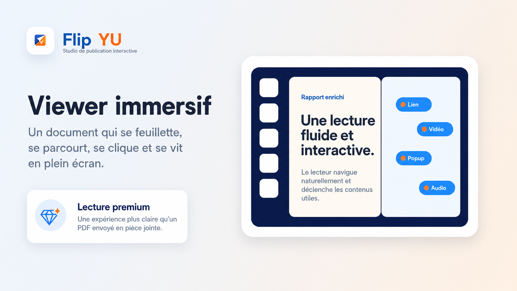 Viewer immersif FlipYu avec zones interactives